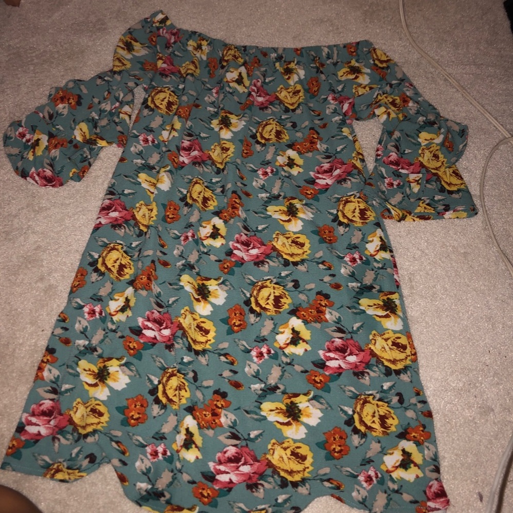 Off the shoulder dress